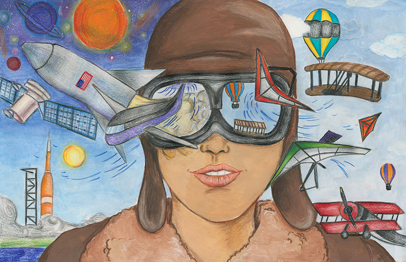 Third place art by Elise Akin Third place art by Elise Akin