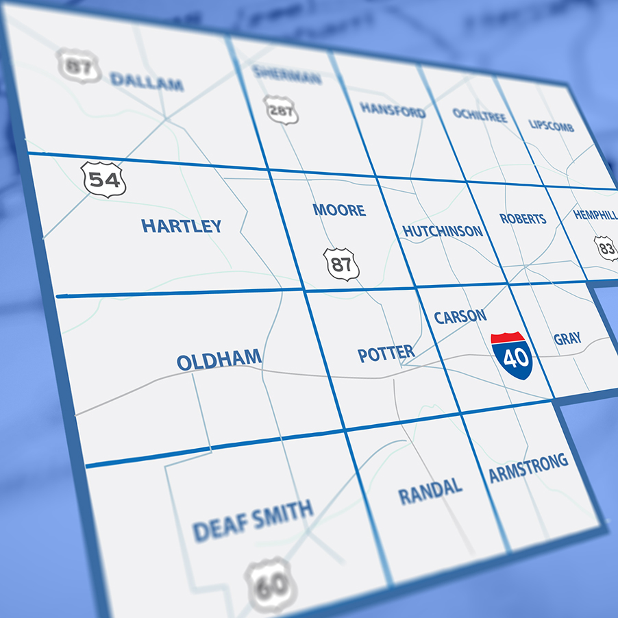Amarillo District map