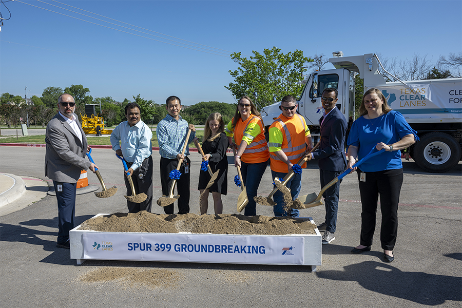 Spur 399 groundbreaking