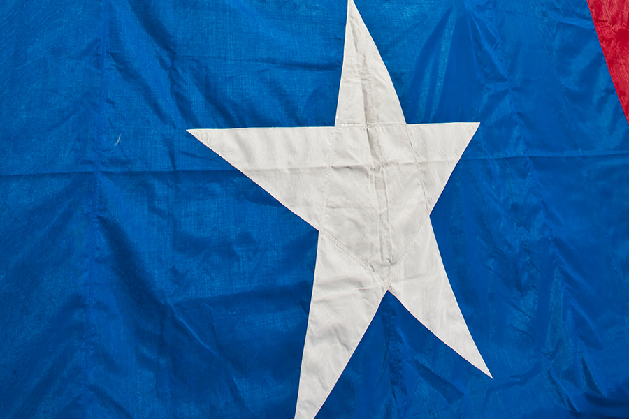 Estrella en la bandera del estado de Texas